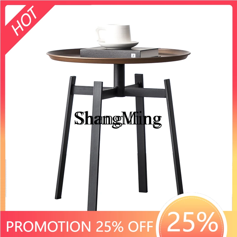 ZYY fashionable exquisite round metal edge model house industrial style modern small coffee table
ZYY fashionable exquisite round metal edge model house industrial style modern small coffee table