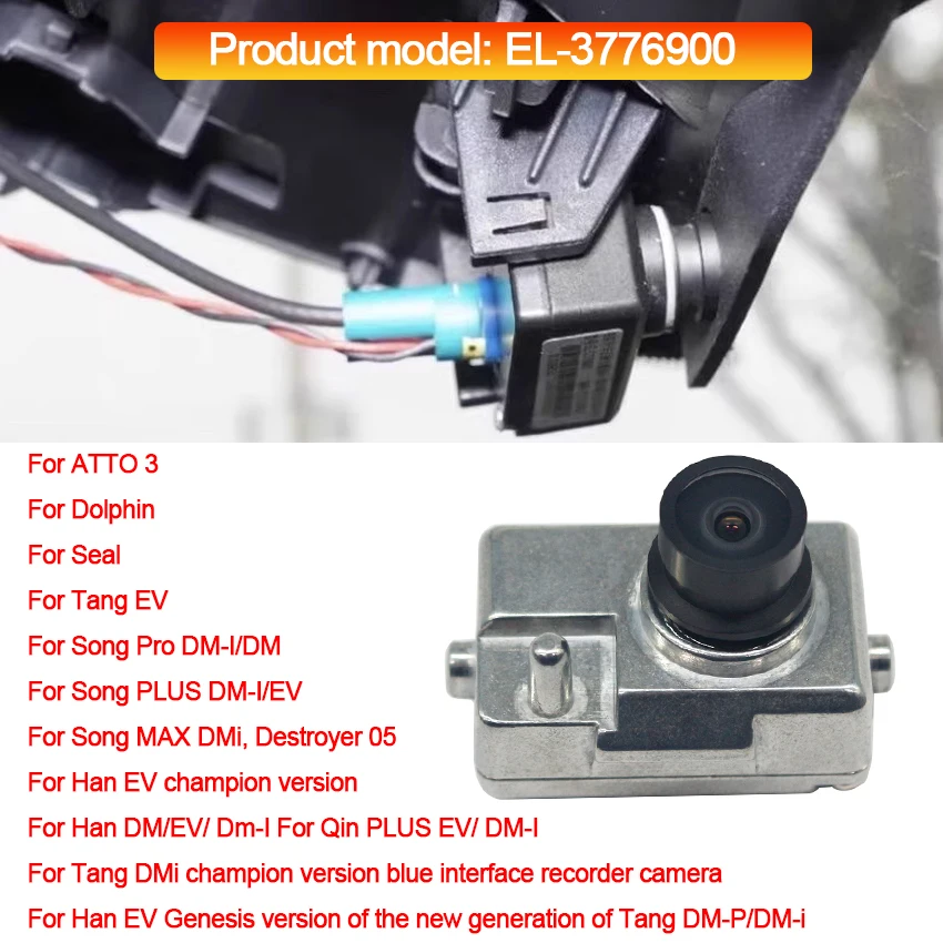New! 1080P Dash Cam ADAS DVR Automobile Road Recorder Camera For BYD Yuan Plus Atto 3 Seal Dolphin Tang EV Song King EL-3776900
New! 1080P Dash Cam ADAS DVR Automobile Road Recorder Camera For BYD Yuan Plus Atto 3 Seal Dolphin Tang EV Song King EL-3776900