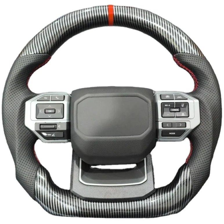GR Carbon Fiber Steering Wheel For Toyota Rav4 Compatible With Camry Land Cruiser FJ Lexus Corolla Yaris Fortuner Custom Leather
GR Carbon Fiber Steering Wheel For Toyota Rav4 Compatible With Camry Land Cruiser FJ Lexus Corolla Yaris Fortuner Custom Leather
