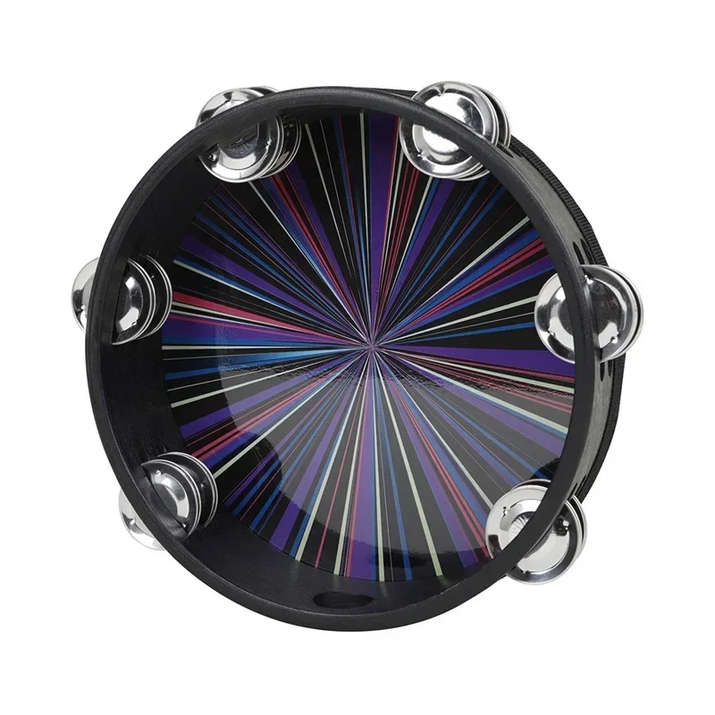 Orff 8-Inch Double Row Hand Tambourine Polyester Drum Skin Solid Wood Drum Children's Gift Percussion Musical Instrument
Orff 8-Inch Double Row Hand Tambourine Polyester Drum Skin Solid Wood Drum Children's Gift Percussion Musical Instrument