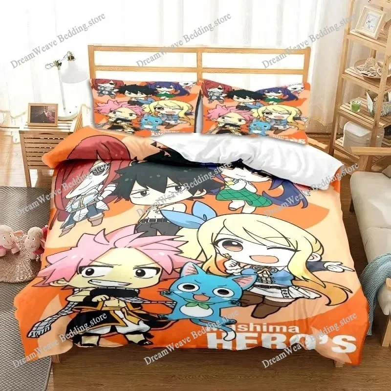 3D Anime Fairy Tail Bedding Set Bed Three-piece Set Duvet Cover Single Double Bed Queen Size Duvet Cover Set Adult Boys Bedroo
3D Anime Fairy Tail Bedding Set Bed Three-piece Set Duvet Cover Single Double Bed Queen Size Duvet Cover Set Adult Boys Bedroo