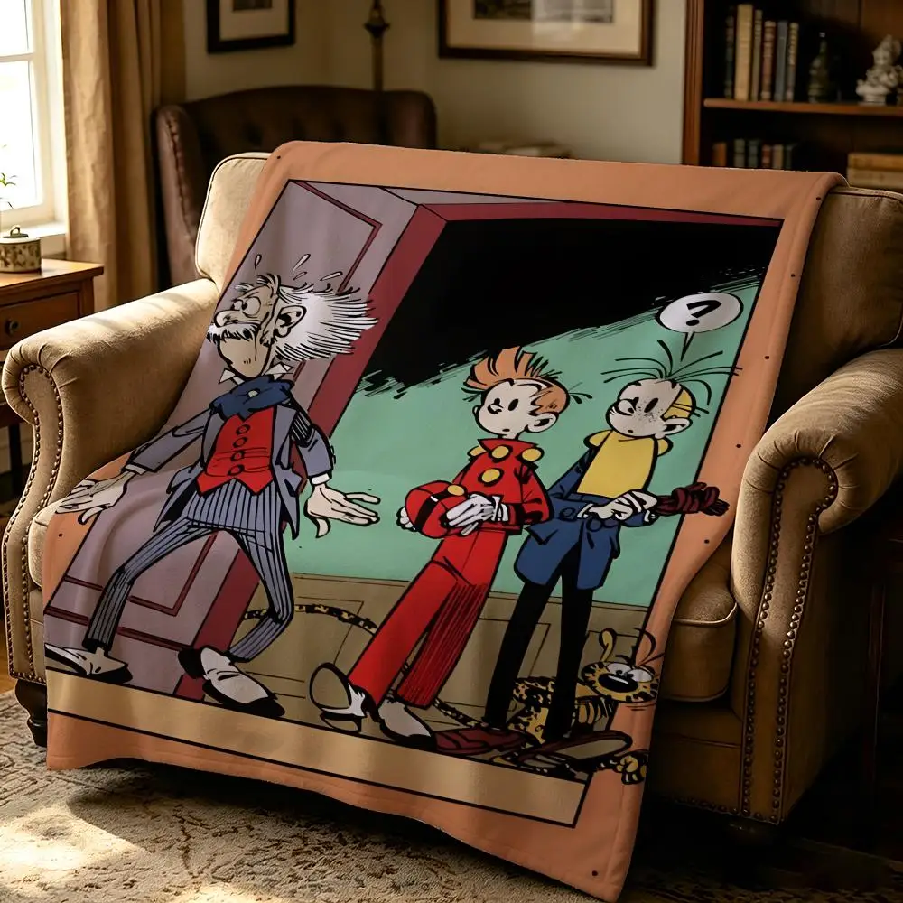 comic S-Spirou et Fantasio-o Throw Thick Comfort Flannel Quilt, Multi-scene Use Indoor Outdoor Daily Nap
comic S-Spirou et Fantasio-o Throw Thick Comfort Flannel Quilt, Multi-scene Use Indoor Outdoor Daily Nap