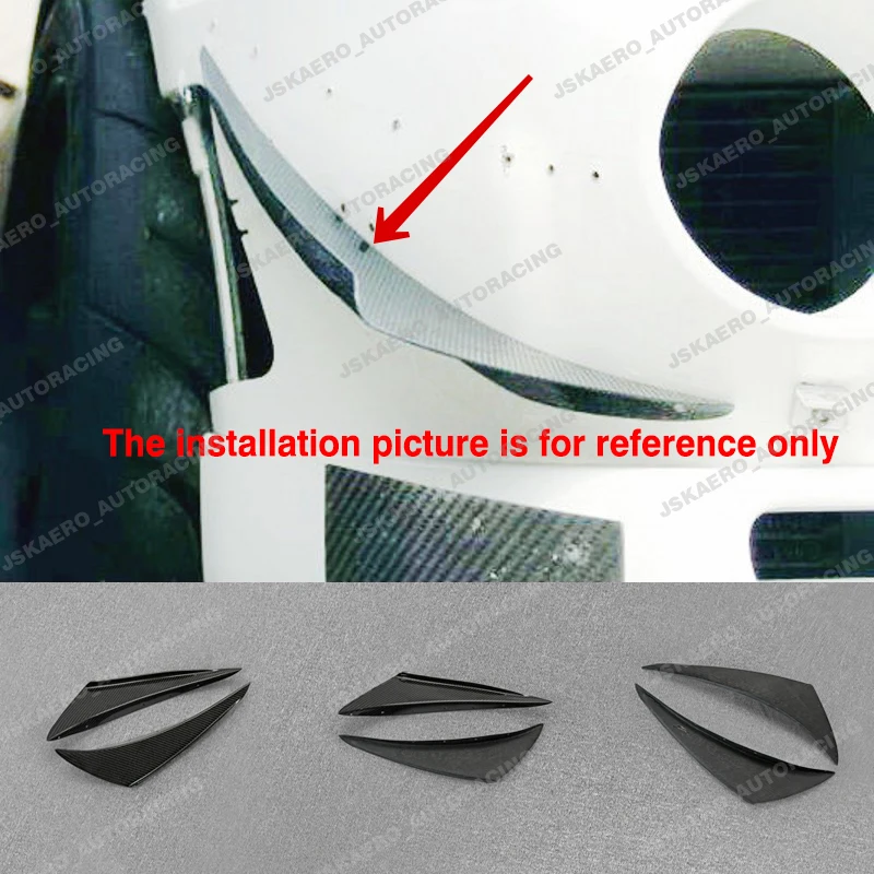 For Mitsubishi EVO 6 Carbon Fiber Front Bumper Canards Splitter Addon car BodyKits
For Mitsubishi EVO 6 Carbon Fiber Front Bumper Canards Splitter Addon car BodyKits
