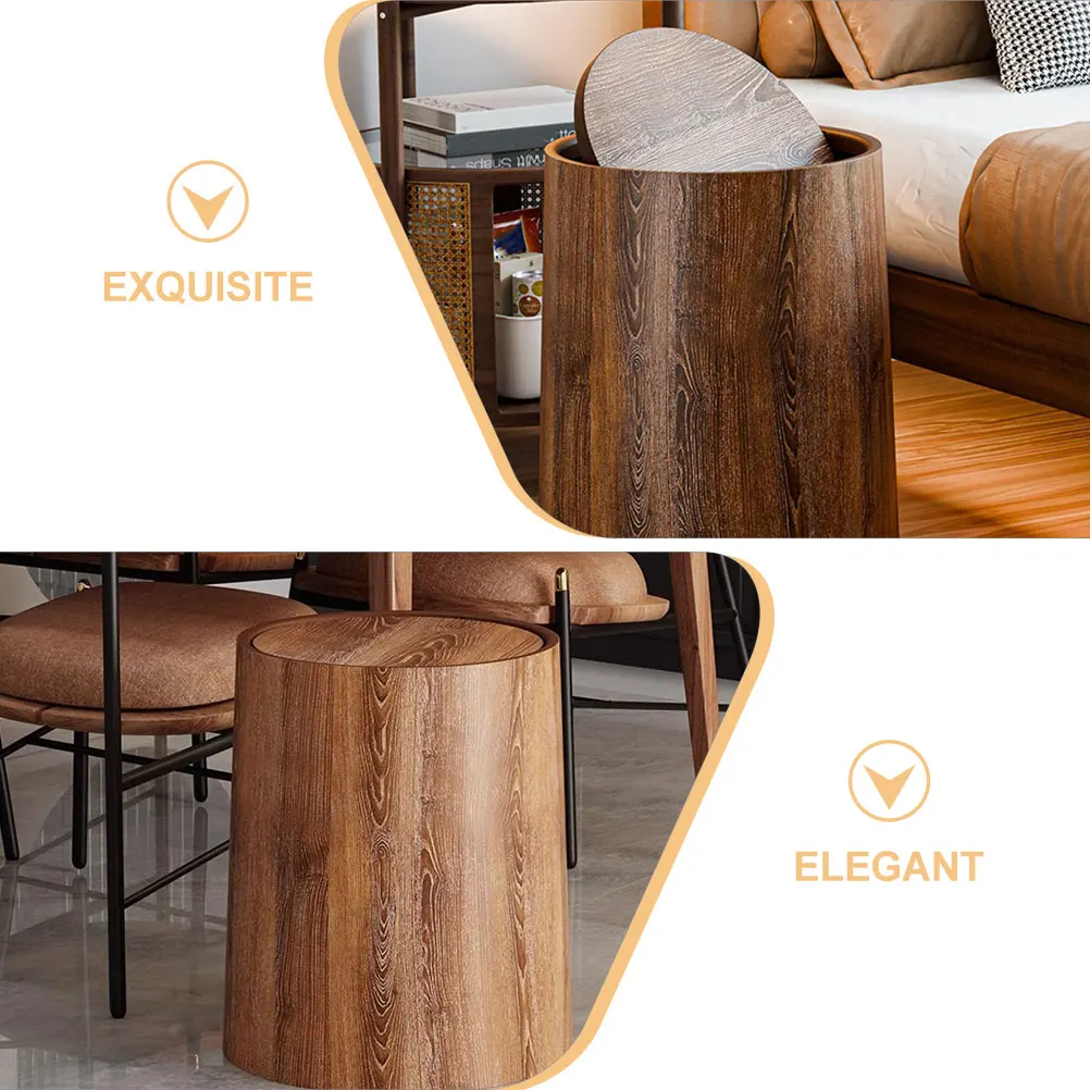 Imitation Wood Grain Trash Can 15L Large Capacity Swing Lid Waste Bin for Home Office Kitchen Bedroom Bathroom Plastic Garbage
Imitation Wood Grain Trash Can 15L Large Capacity Swing Lid Waste Bin for Home Office Kitchen Bedroom Bathroom Plastic Garbage