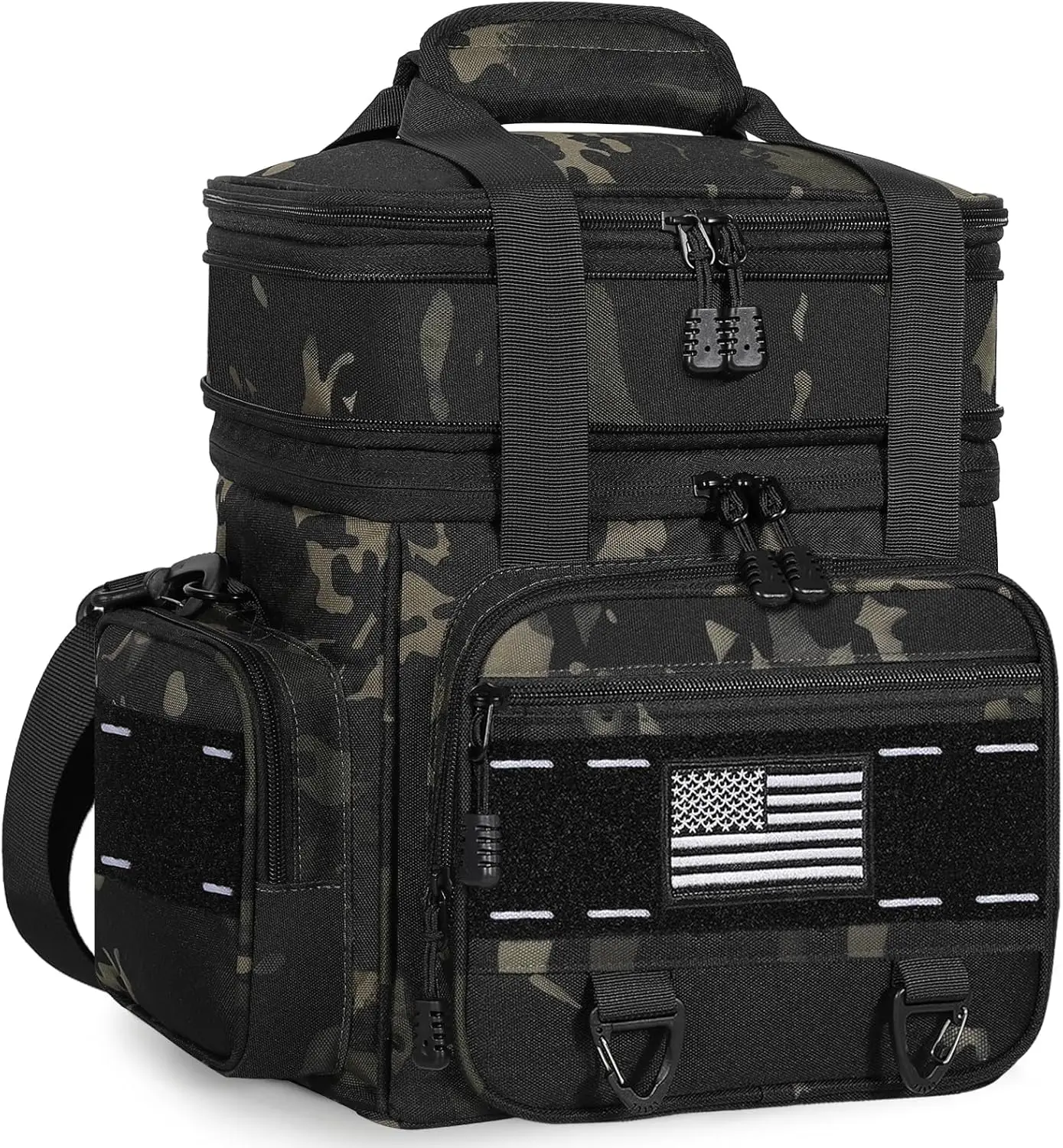 Expandable Insulated Lunch Cooler Bag, Large Leakproof Tactical Style for Men Work Outdoor Picnic, 16L Black-Camo
Expandable Insulated Lunch Cooler Bag, Large Leakproof Tactical Style for Men Work Outdoor Picnic, 16L Black-Camo