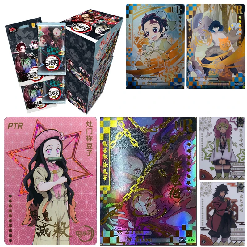 Japanese Anime Demon Slayer SP UR CP SSR Characters Tomioka Giyuu Kochou Shinobu Hashibira Inosuke Collect authentic cards
Japanese Anime Demon Slayer SP UR CP SSR Characters Tomioka Giyuu Kochou Shinobu Hashibira Inosuke Collect authentic cards