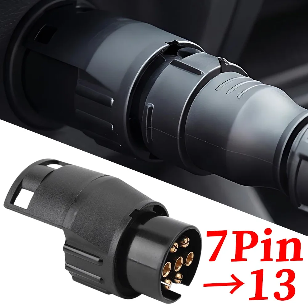 7 Pin To 13 Pin Trailer Adapter EU Standard Towing Plug Caravan RV Connector Heavy Duty Socket Converter Auto Towing Accessory
7 Pin To 13 Pin Trailer Adapter EU Standard Towing Plug Caravan RV Connector Heavy Duty Socket Converter Auto Towing Accessory