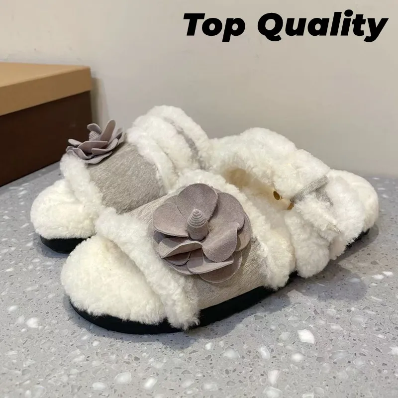 Women's simple autumn and winter classic plush slippers women's flower decoration comfortable home and outdoor leisure slippers
Women's simple autumn and winter classic plush slippers women's flower decoration comfortable home and outdoor leisure slippers