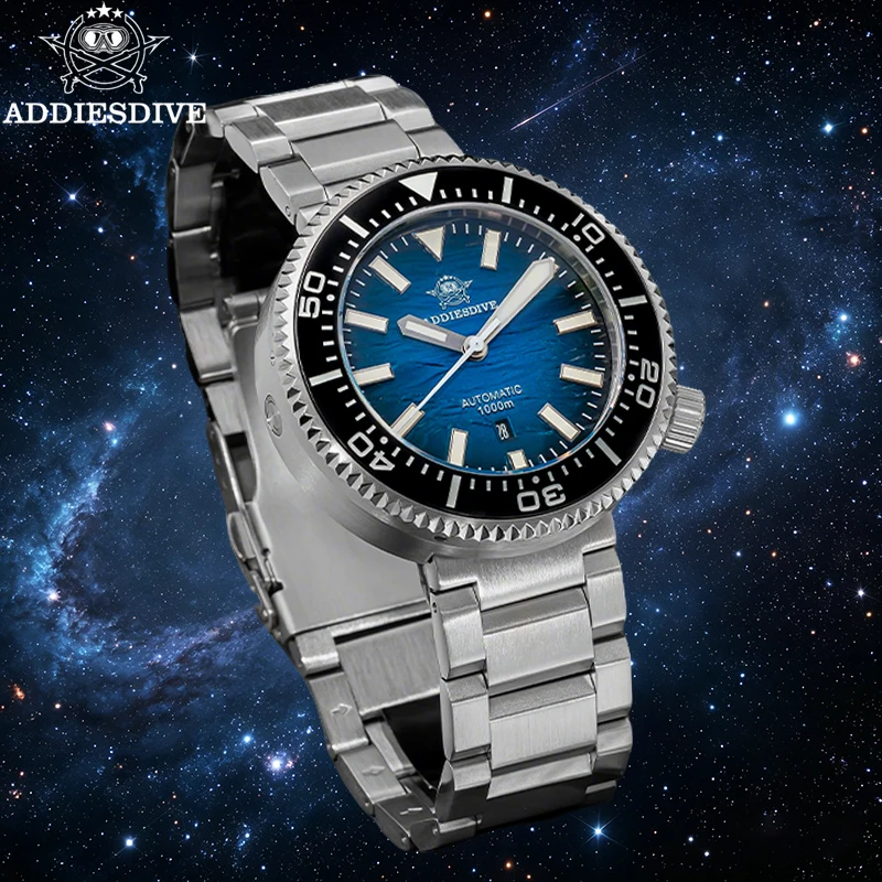 ADDIESDIVE Men's Automatic Watch 8215 Mechanical 1000m Dive Wristwatch Sapphire Glass Ceramic Bezel BGW9 Luminous Watches AD2545
ADDIESDIVE Men's Automatic Watch 8215 Mechanical 1000m Dive Wristwatch Sapphire Glass Ceramic Bezel BGW9 Luminous Watches AD2545