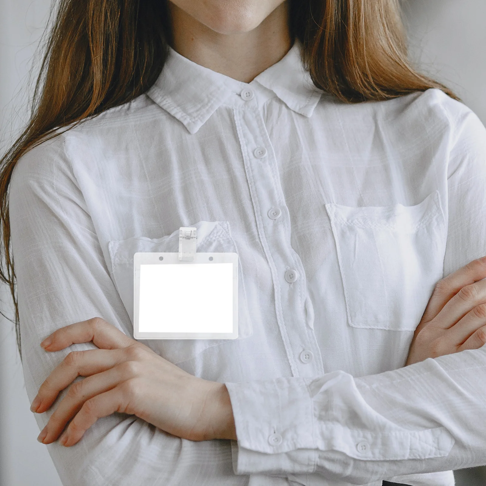 30Pcs Self-Adhesive Spring Clips ABS Name Tag Id Badge Holders for Meetings Seminars Adhesive Badge Clips
30Pcs Self-Adhesive Spring Clips ABS Name Tag Id Badge Holders for Meetings Seminars Adhesive Badge Clips