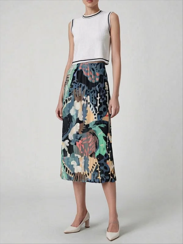 Miyake Pleated Summer 2025 Retro Printed Half Skirt for Women, High Waist Slimming A-line Pleated Skirt, Hanging High-end Skirt
Miyake Pleated Summer 2025 Retro Printed Half Skirt for Women, High Waist Slimming A-line Pleated Skirt, Hanging High-end Skirt