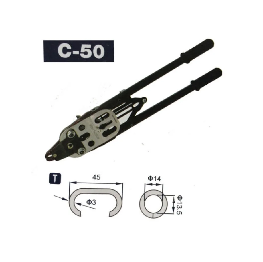 AC50 Manual Clamp Crown Fence Tool Pig Pen Clamp Pig Pen Gun for Wire Cage
AC50 Manual Clamp Crown Fence Tool Pig Pen Clamp Pig Pen Gun for Wire Cage