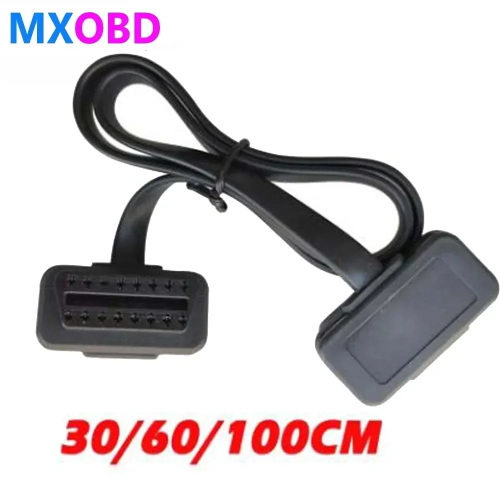 30/60/100 см плоский + тонкий, как лапша, 16-контактный разъем OBD OBDII OBD2, 16-контактный разъем удлинительного кабеля для автомобильного сканера
30/60/100 см плоский + тонкий, как лапша, 16-контактный разъем OBD OBDII OBD2, 16-контактный разъем удлинительного кабеля для автомобильного сканера