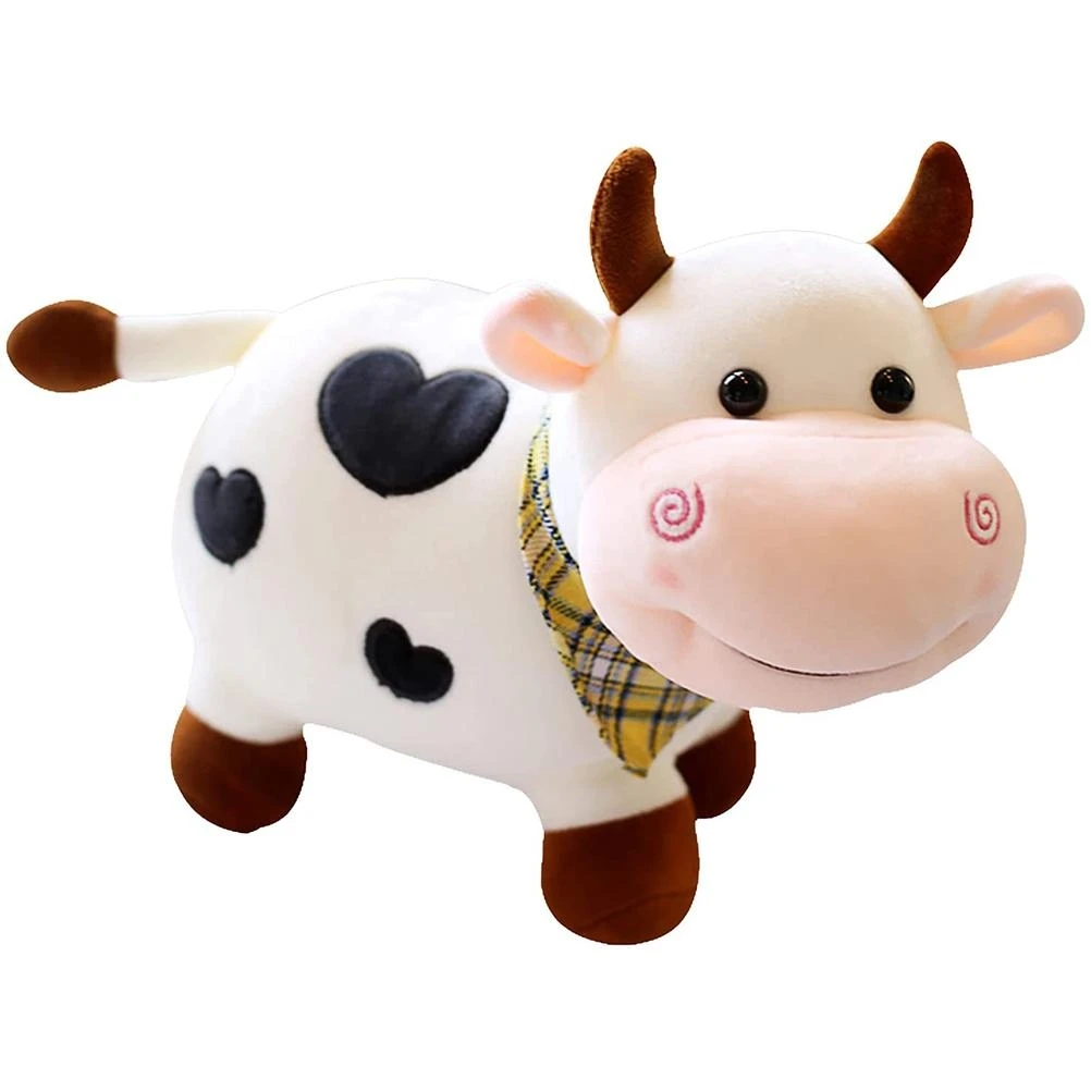 Smile Plush Cow Toy Soft Plush Stuffed Doll Cushion Cute Cartoon Animal Plush Doll for Kids
Smile Plush Cow Toy Soft Plush Stuffed Doll Cushion Cute Cartoon Animal Plush Doll for Kids
