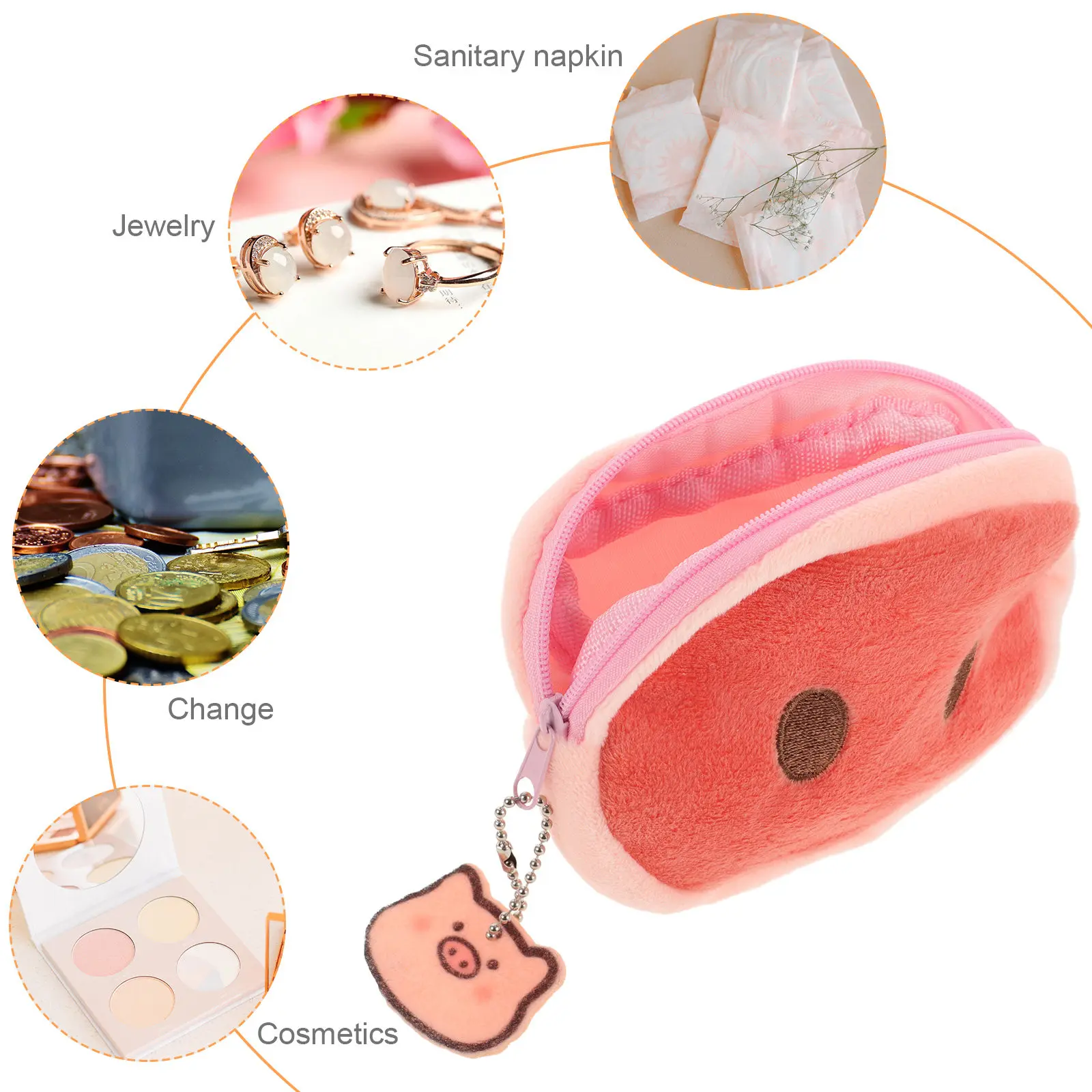 Маленький кошелек для монет для женщин, милый кошелек с мультяшным рисунком в виде свиного носа, легкий кошелек на молнии, многофункциональный чехол для хранения карт и украшений
Маленький кошелек для монет для женщин, милый кошелек с мультяшным рисунком в виде свиного носа, легкий кошелек на молнии, многофункциональный чехол для хранения карт и украшений