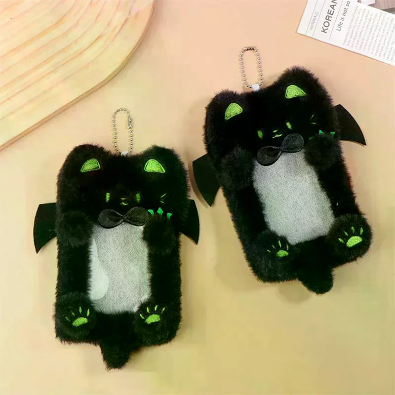 Cartoon Cute Black Cat Plush Card Holder Photocard Case Bag Keyring Pendant Idol Photo Protective Cover Student Card Holder Gift
Cartoon Cute Black Cat Plush Card Holder Photocard Case Bag Keyring Pendant Idol Photo Protective Cover Student Card Holder Gift