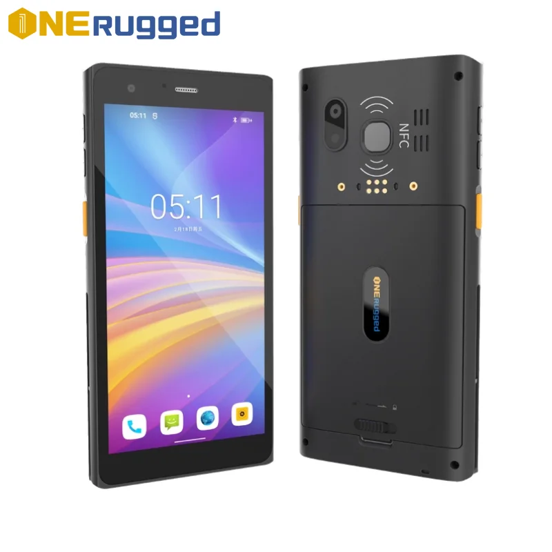 ONERugged H60T Rugged 5G Mobile Phone With Removable Battery Android PDA NFC Handheld Terminal 1D 2D QR Barcode Scanner
ONERugged H60T Rugged 5G Mobile Phone With Removable Battery Android PDA NFC Handheld Terminal 1D 2D QR Barcode Scanner