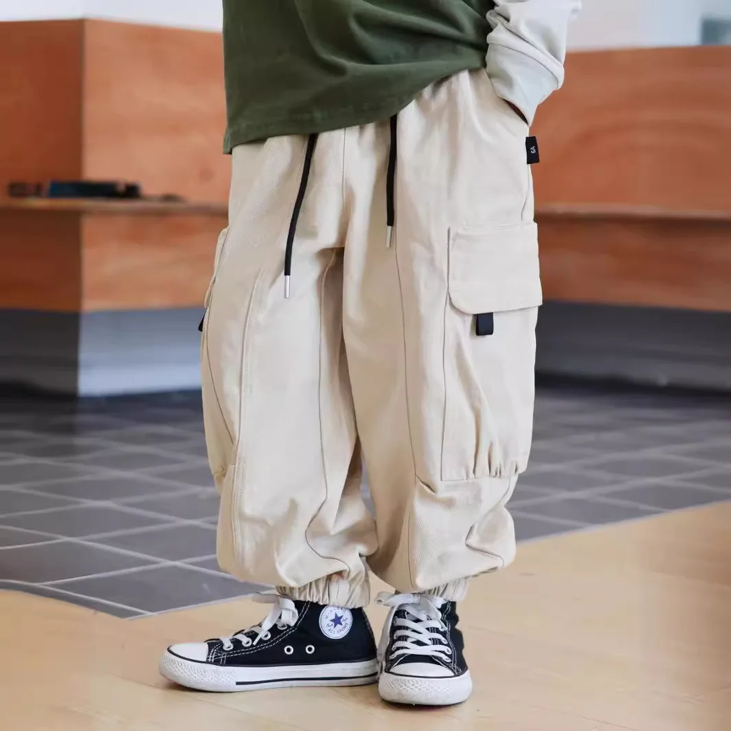 Children Clothing Boys Handsome Casual All Match Pants 2024 Autumn New Korean Style Solid Color Pocket Boy Cargo Pants
Children Clothing Boys Handsome Casual All Match Pants 2024 Autumn New Korean Style Solid Color Pocket Boy Cargo Pants