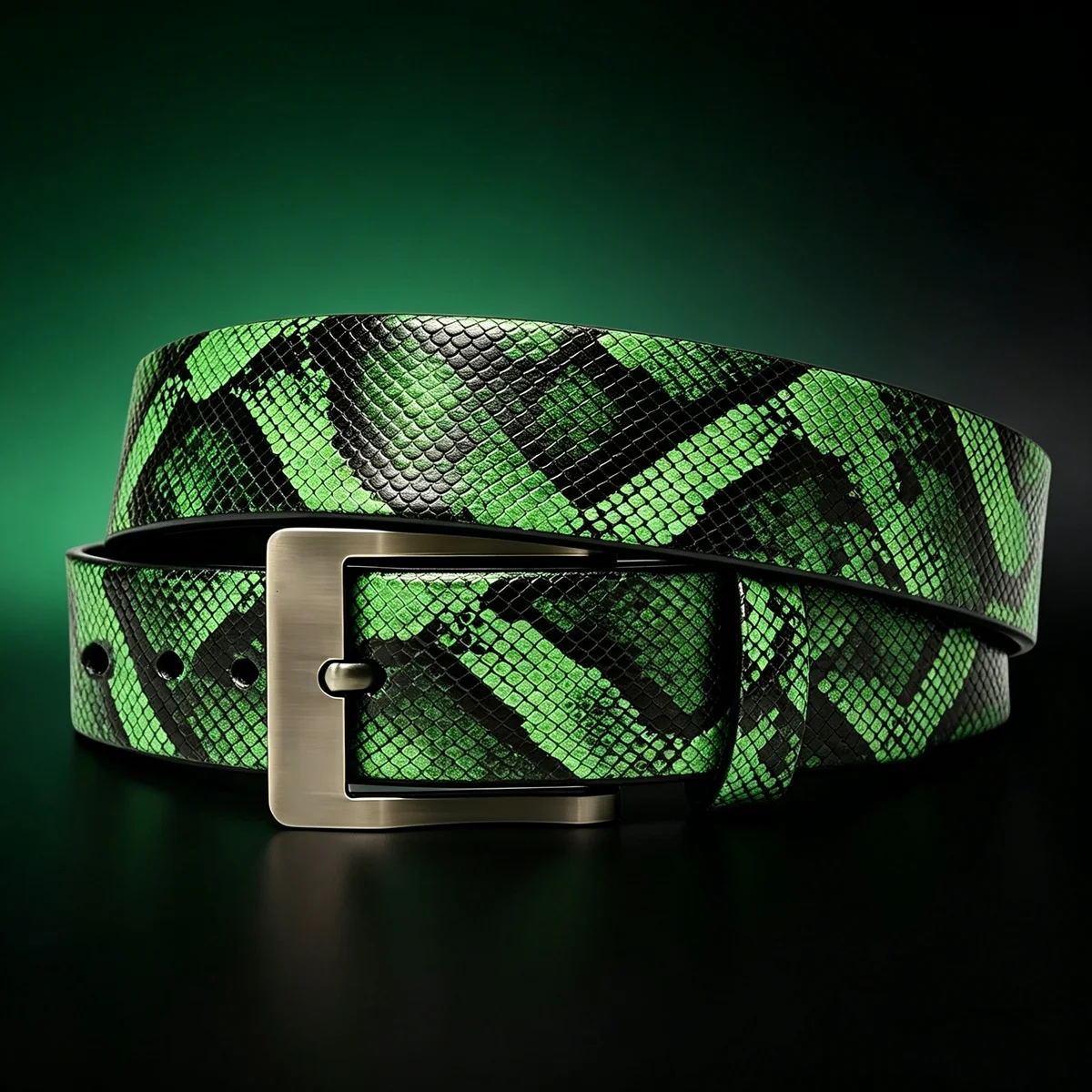 Vintage Snake Print Belt, Wild Animal Print Belt, Unisex, with Adjustable Pin Buckle, Perfect for Jeans, Casual Wear, and Street Fashion, Decorative Accessory for Jeans and Dresses, Versatile for Commuting and Casual Outfits
Vintage Snake Print Belt, Wild Animal Print Belt, Unisex, with Adjustable Pin Buckle, Perfect for Jeans, Casual Wear, and Street Fashion, Decorative Accessory for Jeans and Dresses, Versatile for Commuting and Casual Outfits