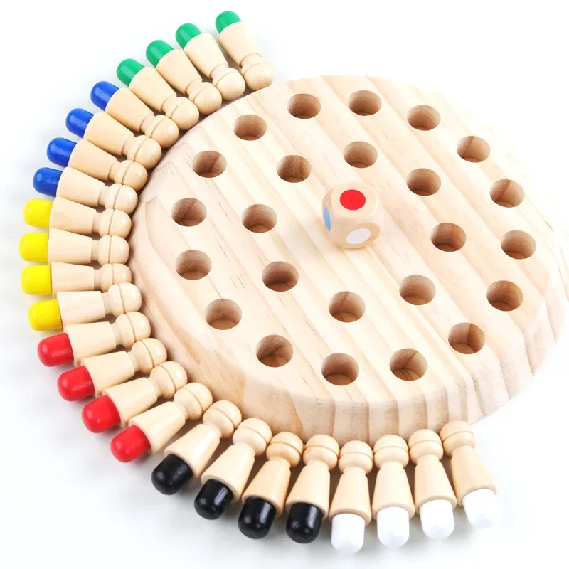 Wooden Memory Match Stick Chess Educational Toy Puzzle Game for Kids Concentration Training Parent-Child Interaction Play
Wooden Memory Match Stick Chess Educational Toy Puzzle Game for Kids Concentration Training Parent-Child Interaction Play