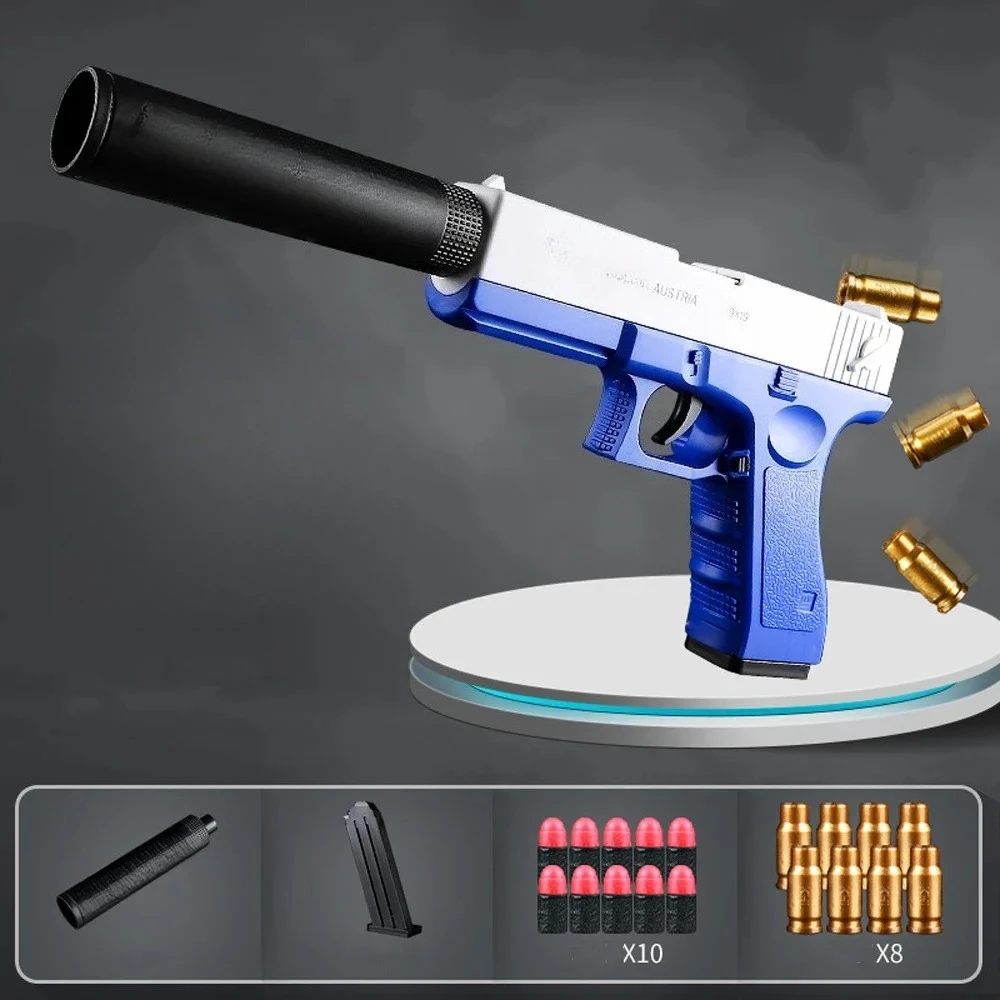 2S-Desert Eagle Soft Bullet Toy Gun Shell Ejection Foam Darts Airsoft Pistol With Shooting Game Paintballs For Kids Adult Gift
2S-Desert Eagle Soft Bullet Toy Gun Shell Ejection Foam Darts Airsoft Pistol With Shooting Game Paintballs For Kids Adult Gift