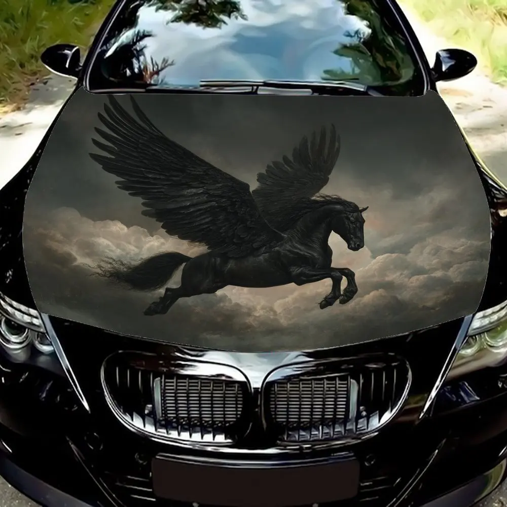 Black Pegasus Car Hood Decal Sticker - Splash-Resistant, Easy Removal Durable Vinyl Wrap, Fit For All Vehicles, Car Accessories
Black Pegasus Car Hood Decal Sticker - Splash-Resistant, Easy Removal Durable Vinyl Wrap, Fit For All Vehicles, Car Accessories