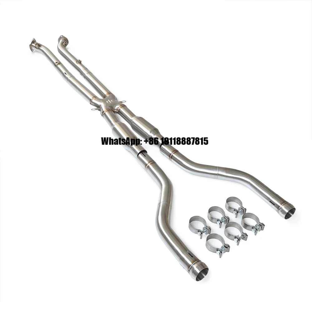 Wholesale X-pipe Exhaust Suitable for BMW M3 E90/E92/E93 4.0L (2007-2013) Ss304 Car Exhaust Pipe with Resonator Tube Mid Pipe
Wholesale X-pipe Exhaust Suitable for BMW M3 E90/E92/E93 4.0L (2007-2013) Ss304 Car Exhaust Pipe with Resonator Tube Mid Pipe