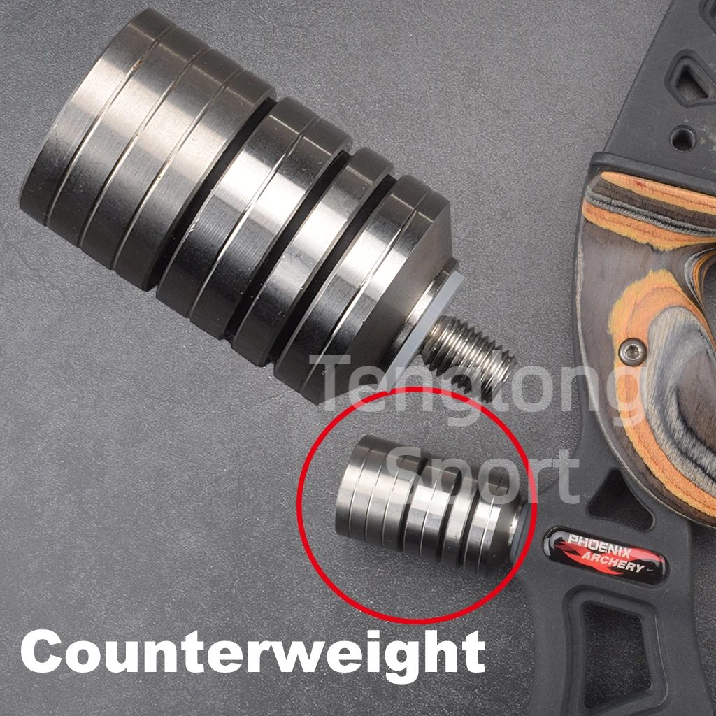 Counterweight Archery Detachable Stainless steel weight Kit for Recurve Bow Stabilizer Balance Weight
Counterweight Archery Detachable Stainless steel weight Kit for Recurve Bow Stabilizer Balance Weight