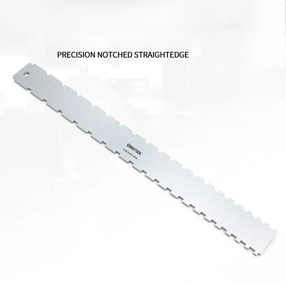 Guitar Neck Curvature Measuring Ruler Stainless Steel Fingerboard Leveling Ruler Folk Electric Guitar Repair Tool