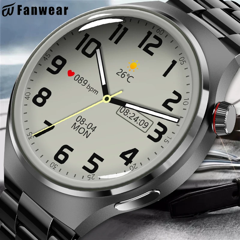 Fanwear New Men's 6 Pro Smartwatch with GPS, NFC, Bluetooth Call Function, 1.60 Inch AMOLED Display, Fitness Tracker, Waterproof
Fanwear New Men's 6 Pro Smartwatch with GPS, NFC, Bluetooth Call Function, 1.60 Inch AMOLED Display, Fitness Tracker, Waterproof
