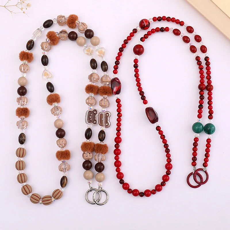 New Colorful Acrylic Diagonal Doll Strap Cross Chain Handmade Beaded Bag Decoration Mobile Phone Case Pendant Jewelry
New Colorful Acrylic Diagonal Doll Strap Cross Chain Handmade Beaded Bag Decoration Mobile Phone Case Pendant Jewelry