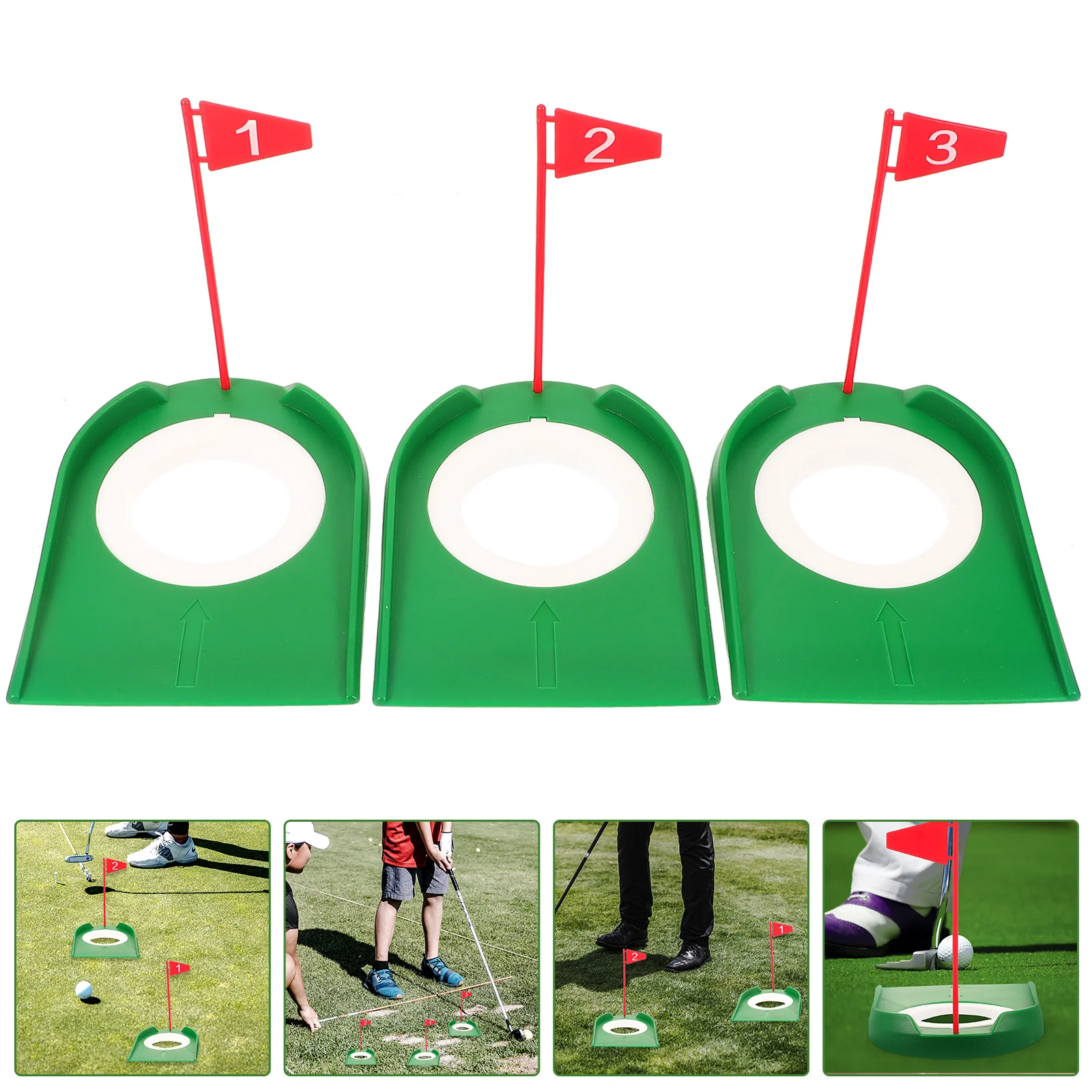 3 Pcs Golf Putting Cup Set Portable Practice Holes Plastic Cups Compact Lightweight Travel Party Flat
3 Pcs Golf Putting Cup Set Portable Practice Holes Plastic Cups Compact Lightweight Travel Party Flat