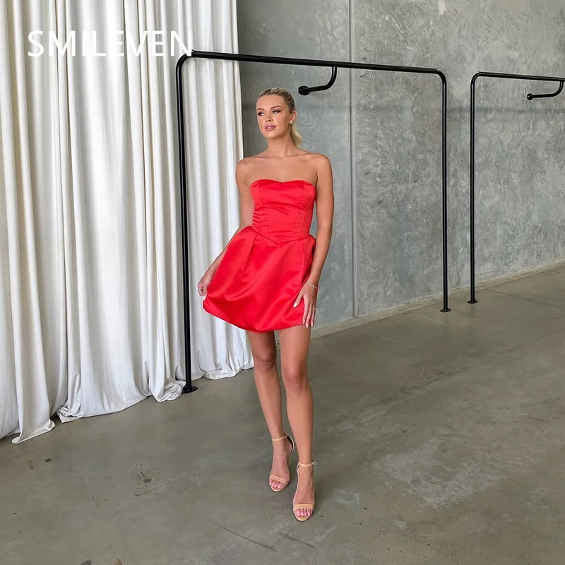 Smileven A-line Sexy Red Sleeveless Prom Dress Sexy Ball Gowns Sweetheart Evening Party Dress Customized 2025
Smileven A-line Sexy Red Sleeveless Prom Dress Sexy Ball Gowns Sweetheart Evening Party Dress Customized 2025