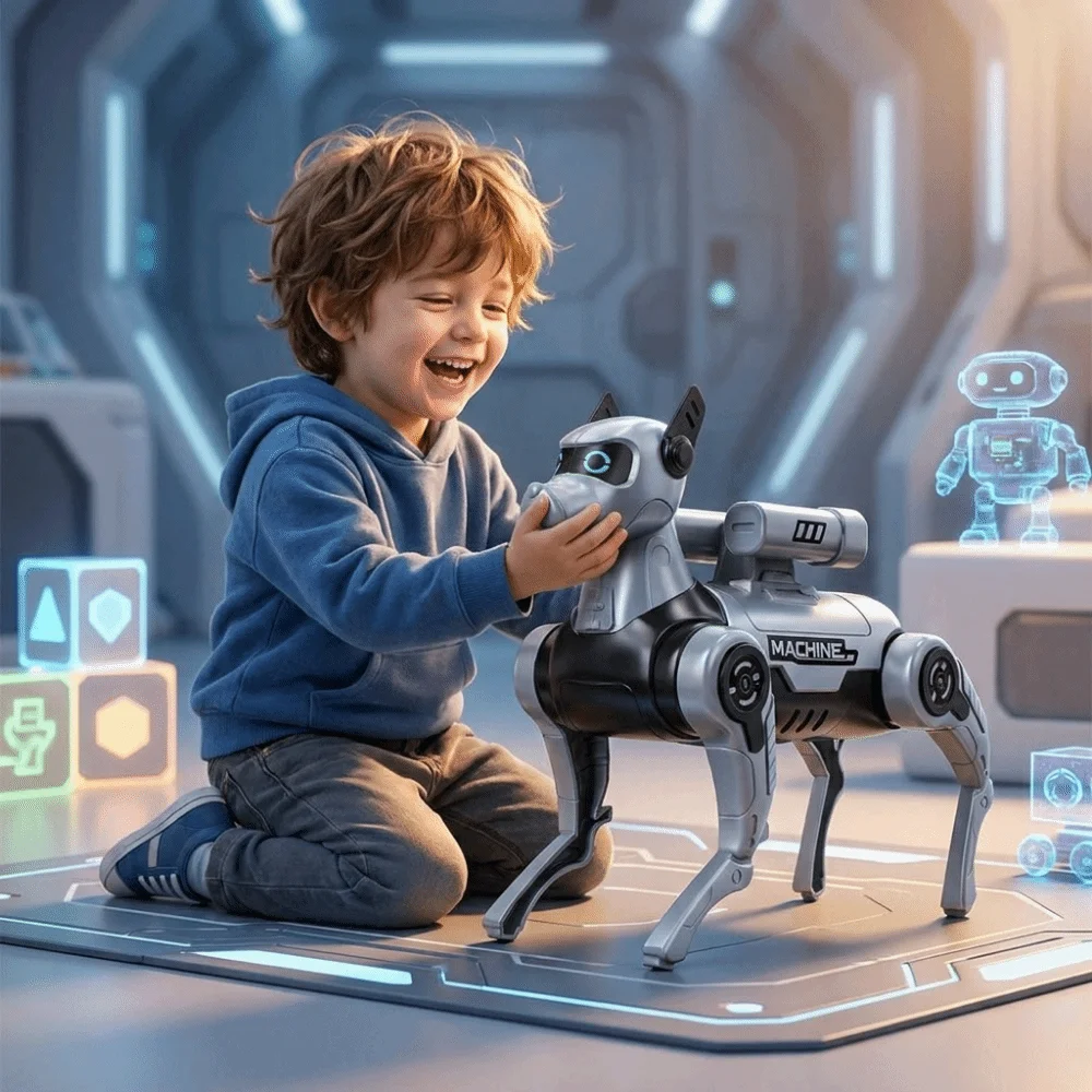 DIY Assembled Electric Robot Dog Voice Controlled Intelligent Intelligent Mechanical Dog Early Education Dialogue Function
DIY Assembled Electric Robot Dog Voice Controlled Intelligent Intelligent Mechanical Dog Early Education Dialogue Function
