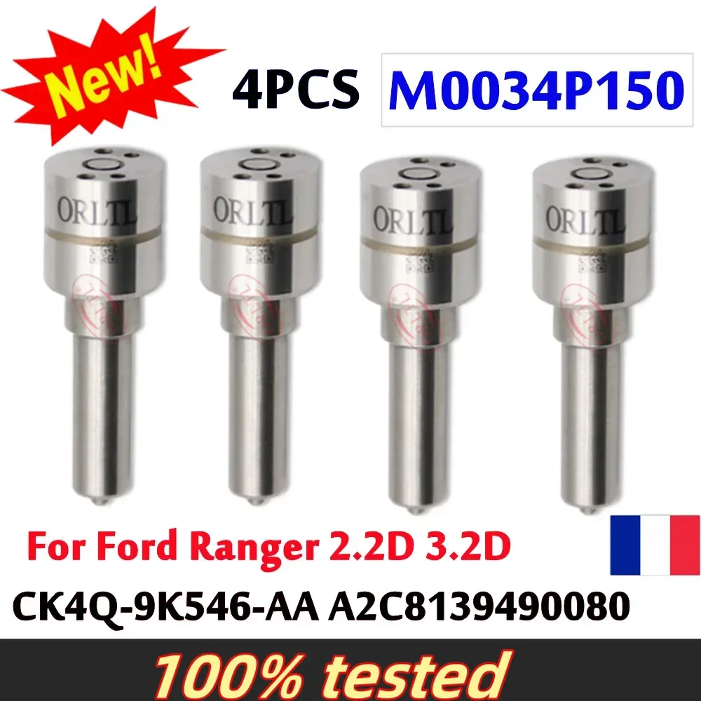4PCS M0034P150 New Nozzle For Siemens Ford A2C8139490080 CK4Q-9K546-AA CK4Q9K546AA RANGER3.0 / 3.2 Diesel Common Rail Nozzle
4PCS M0034P150 New Nozzle For Siemens Ford A2C8139490080 CK4Q-9K546-AA CK4Q9K546AA RANGER3.0 / 3.2 Diesel Common Rail Nozzle