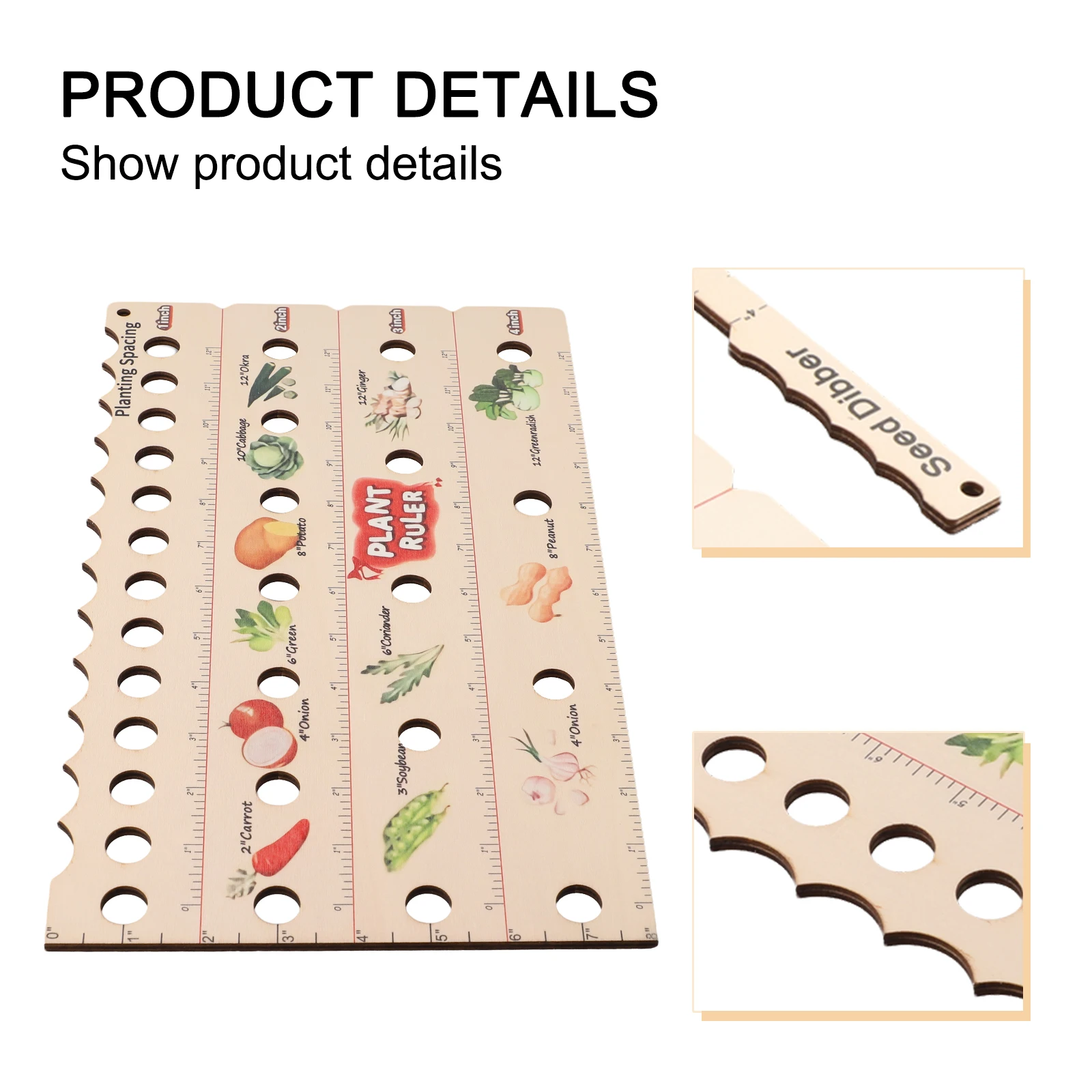 Высококачественная линейка для измерения расстояния между растениями для садоводов, садовый инструмент для измерения интервалов и расстояний.
Высококачественная линейка для измерения расстояния между растениями для садоводов, садовый инструмент для измерения интервалов и расстояний.