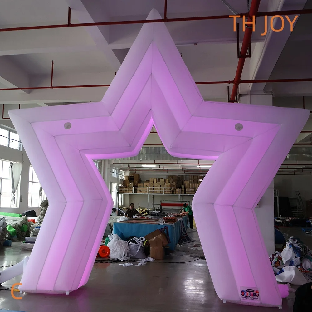 Надувная арка шириной 5 м в форме звезды, надувная арка со светодиодной подсветкой для вечеринки
Надувная арка шириной 5 м в форме звезды, надувная арка со светодиодной подсветкой для вечеринки