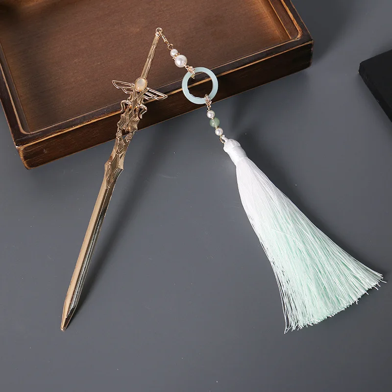 1PC Senior Chinese Style Hairpin Sword Hairpin Hair Pin Sword Long Tassel Headwear Girls Hairpin F2137
1PC Senior Chinese Style Hairpin Sword Hairpin Hair Pin Sword Long Tassel Headwear Girls Hairpin F2137