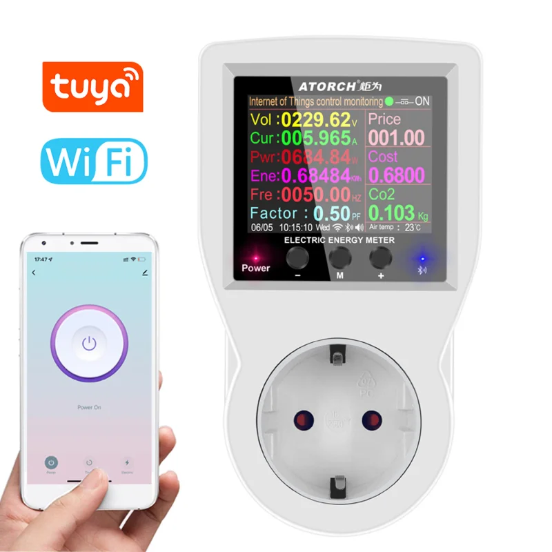 Цифровой ваттметр Smart WIFI/Bluetooth 220 В AC Измеритель мощности потребления электроэнергии измеритель мощности
Цифровой ваттметр Smart WIFI/Bluetooth 220 В AC Измеритель мощности потребления электроэнергии измеритель мощности