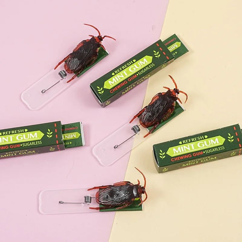 Prank Toy Simulated Cockroach Chewing Gum, Novelty Funny Scare Toy for April Fool's Day
Prank Toy Simulated Cockroach Chewing Gum, Novelty Funny Scare Toy for April Fool's Day
