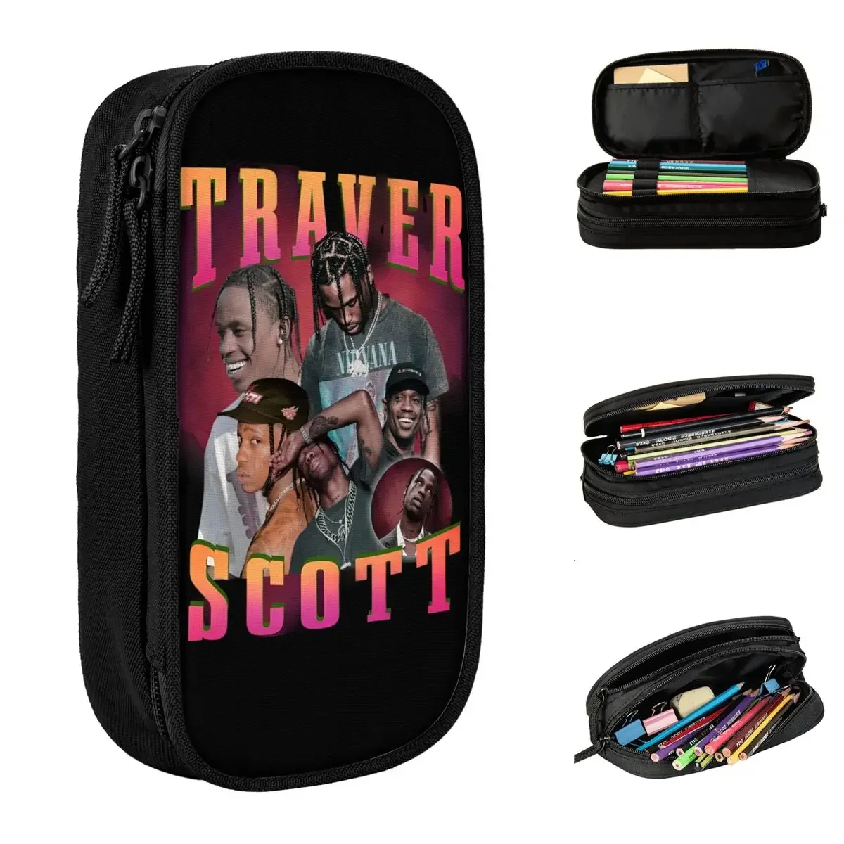Hip Hop Music Cactus Jack Pencil Cases Pencilcases Pen for Student Large Storage Bags School Supplies Gift Accessories
Hip Hop Music Cactus Jack Pencil Cases Pencilcases Pen for Student Large Storage Bags School Supplies Gift Accessories