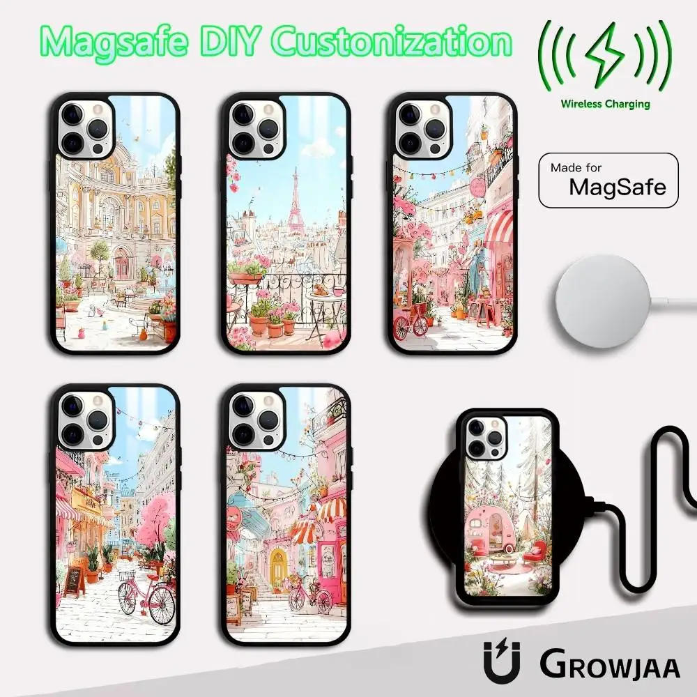 Wildflower Pink Girlish Heart Phone Case For IPhone 16 15 14 13 12 11 Pro Max Plus Mini Magsafe Mirror Wireless Magnetic Funda
Wildflower Pink Girlish Heart Phone Case For IPhone 16 15 14 13 12 11 Pro Max Plus Mini Magsafe Mirror Wireless Magnetic Funda