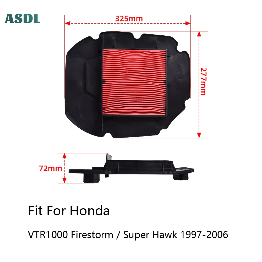 Motorcycle Air Filter for Honda VTR1000 Firestorm Super Hawk 1997 1998 1999 2000 2001 2002 2003 2004 2005 2006 Motorcycle Parts
Motorcycle Air Filter for Honda VTR1000 Firestorm Super Hawk 1997 1998 1999 2000 2001 2002 2003 2004 2005 2006 Motorcycle Parts