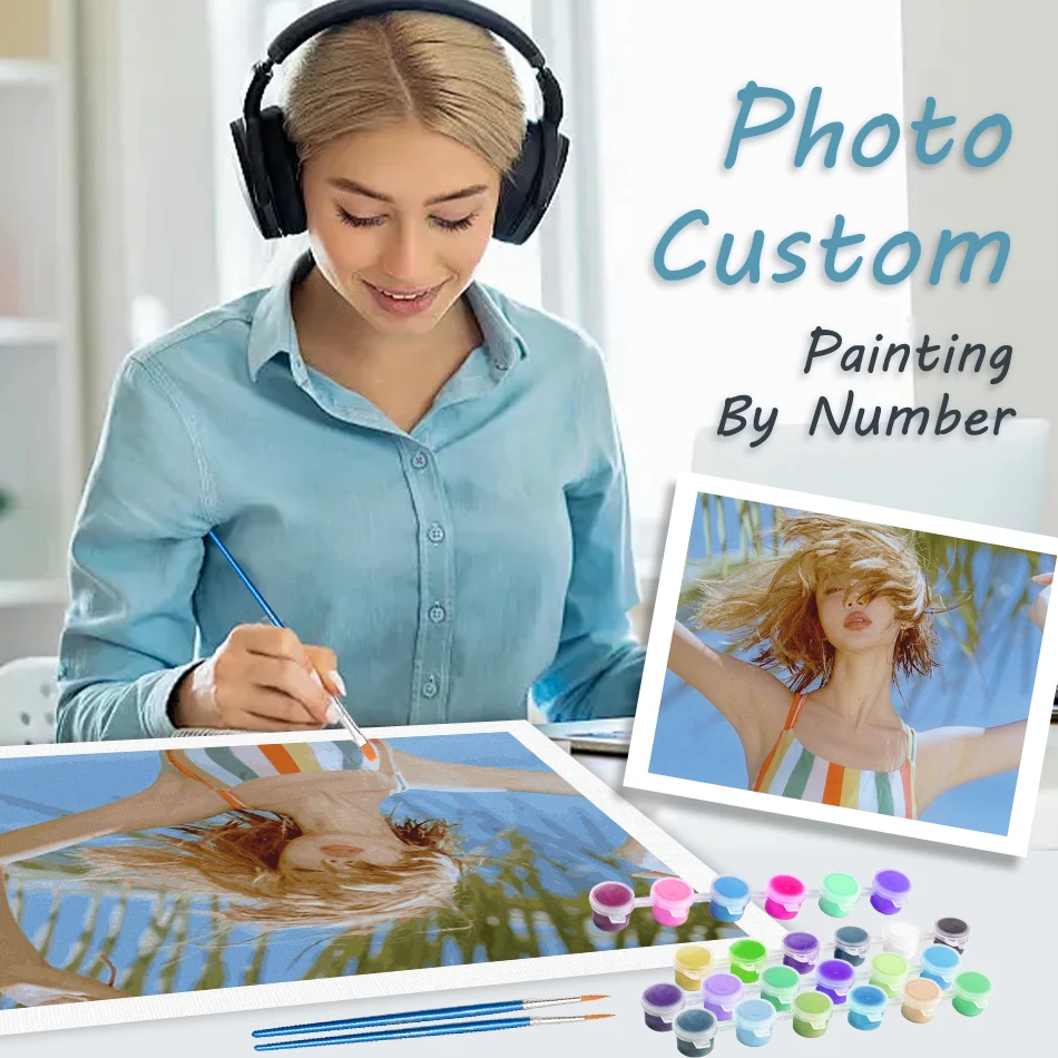 RUOPOTY DIY Paint By Numbers Kit Photo Custom Furniture Room Decoration Canvas Acrylic Paint Personalized Portrait Gift Decor
RUOPOTY DIY Paint By Numbers Kit Photo Custom Furniture Room Decoration Canvas Acrylic Paint Personalized Portrait Gift Decor