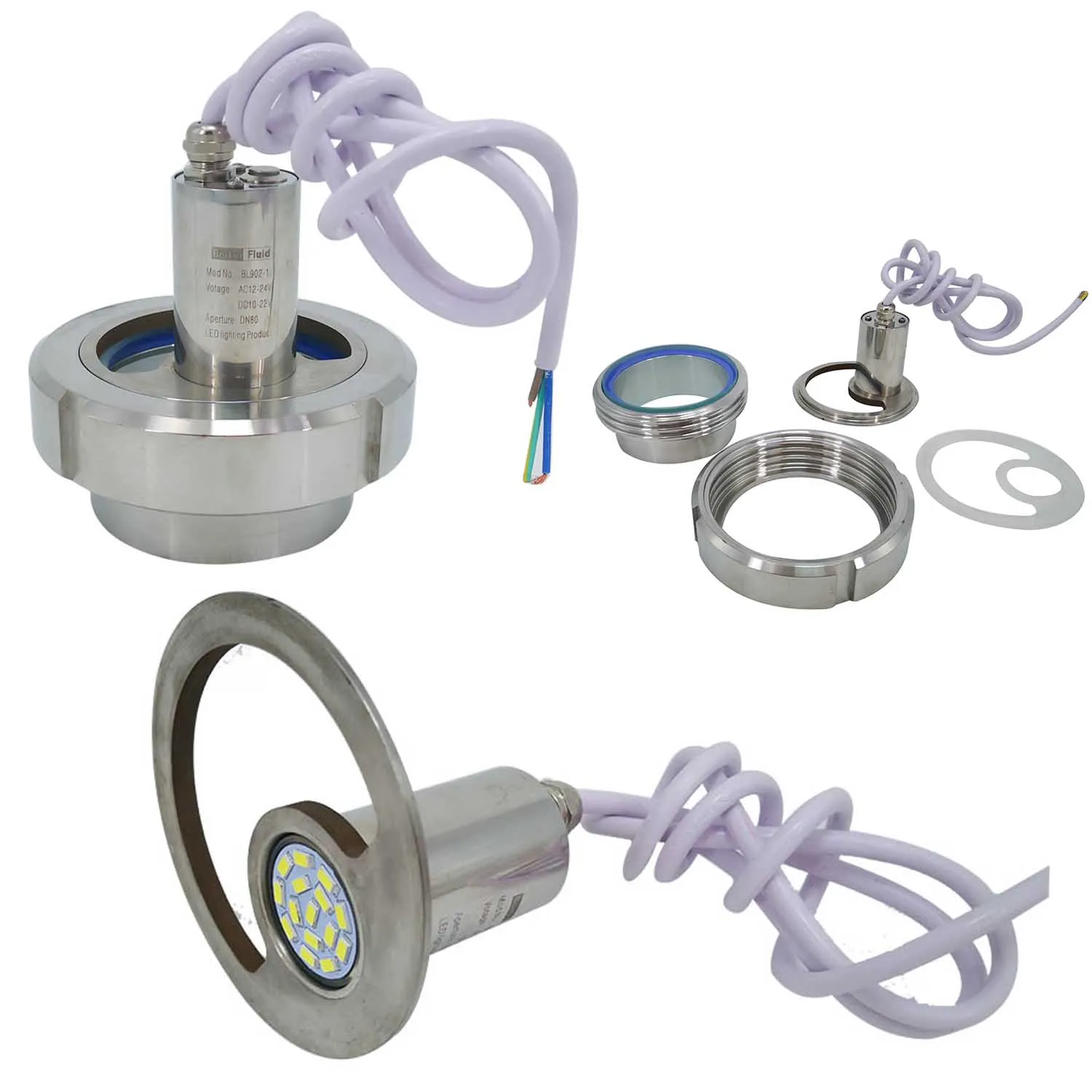 Sanitation Sterilization Food Grade DN50 2inch 50.8mm Stainless Steel Butt Weld Union Tank Sight Glass With 24V Light Wiring
Sanitation Sterilization Food Grade DN50 2inch 50.8mm Stainless Steel Butt Weld Union Tank Sight Glass With 24V Light Wiring