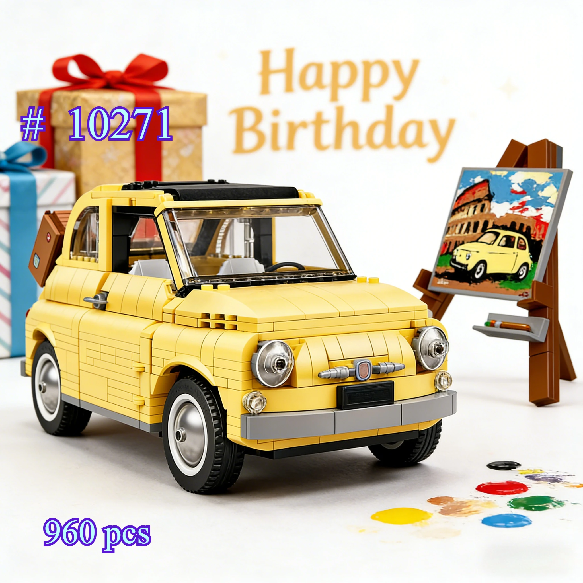 Классический набор строительных блоков «Городские желтые машинки» 10271, 960 деталей, совместимый с Lego, идеально подходит для подарков на день рождения.
Классический набор строительных блоков «Городские желтые машинки» 10271, 960 деталей, совместимый с Lego, идеально подходит для подарков на день рождения.