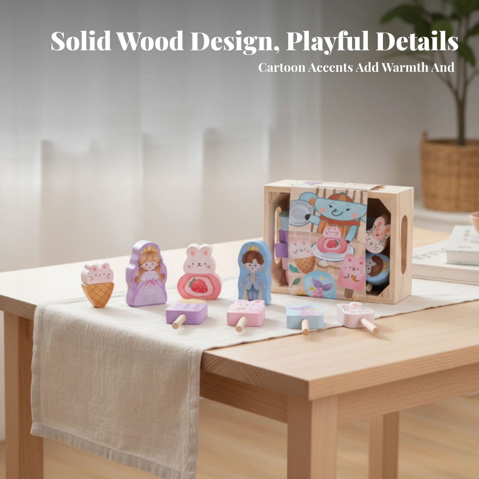 Bright Colors Illustrated Cover Wooden Pretend Food Set Kids Kitchen Accessory Toy Wooden Play Food Set Non Paint
Bright Colors Illustrated Cover Wooden Pretend Food Set Kids Kitchen Accessory Toy Wooden Play Food Set Non Paint