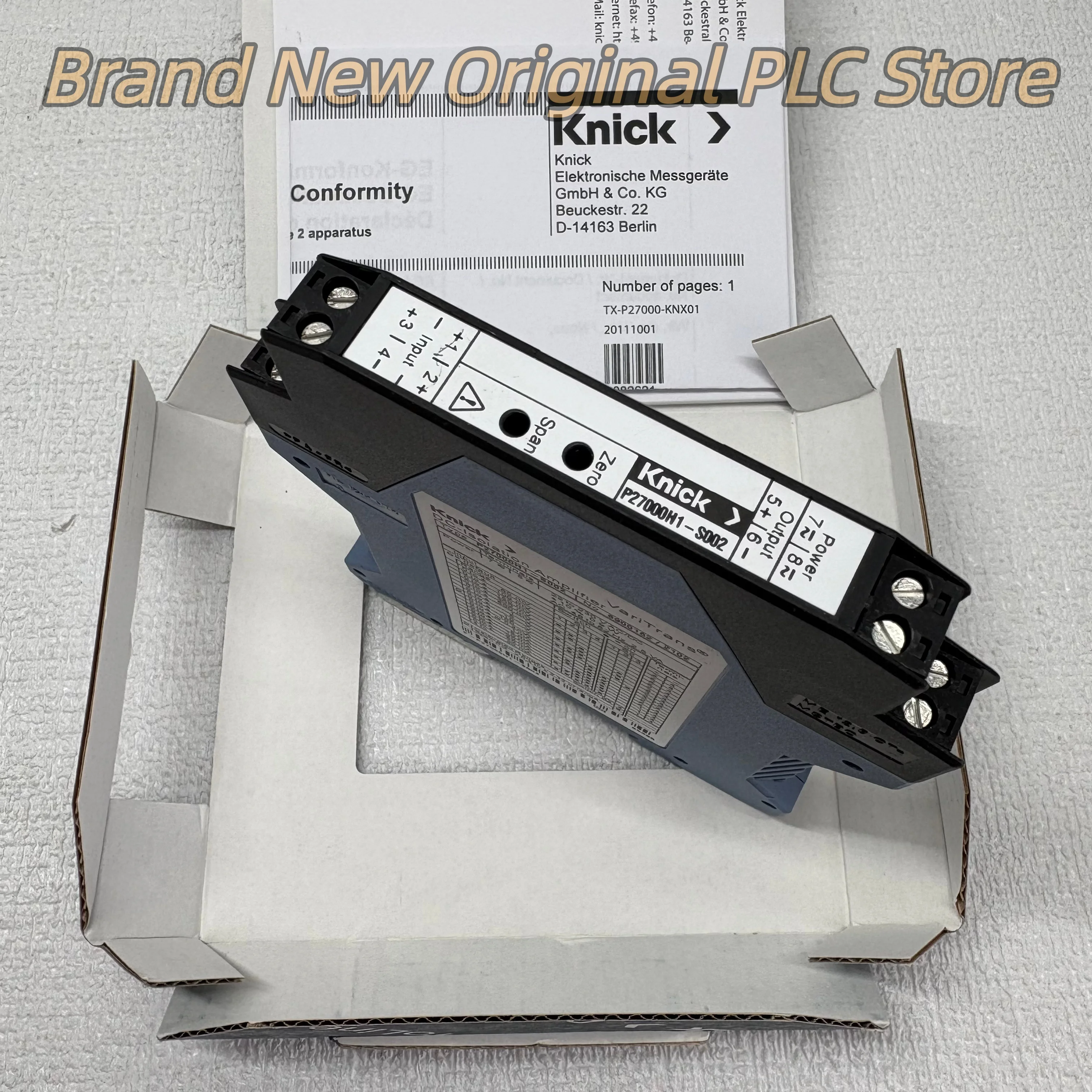Brand safety barrier isolator P27000H1-S002 new
Brand safety barrier isolator P27000H1-S002 new