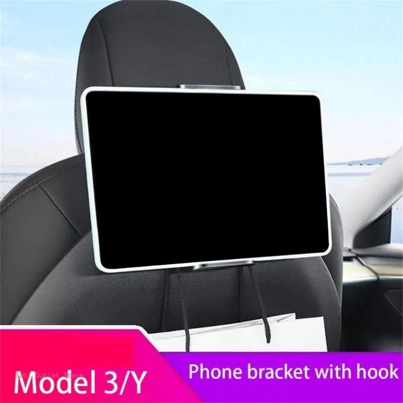 Suitable For Car 3/Y Back Phone Holder 360 Degree Rotate Stand Car Headrest Bracket Tablet PC Stand with 2 Hooks
Suitable For Car 3/Y Back Phone Holder 360 Degree Rotate Stand Car Headrest Bracket Tablet PC Stand with 2 Hooks