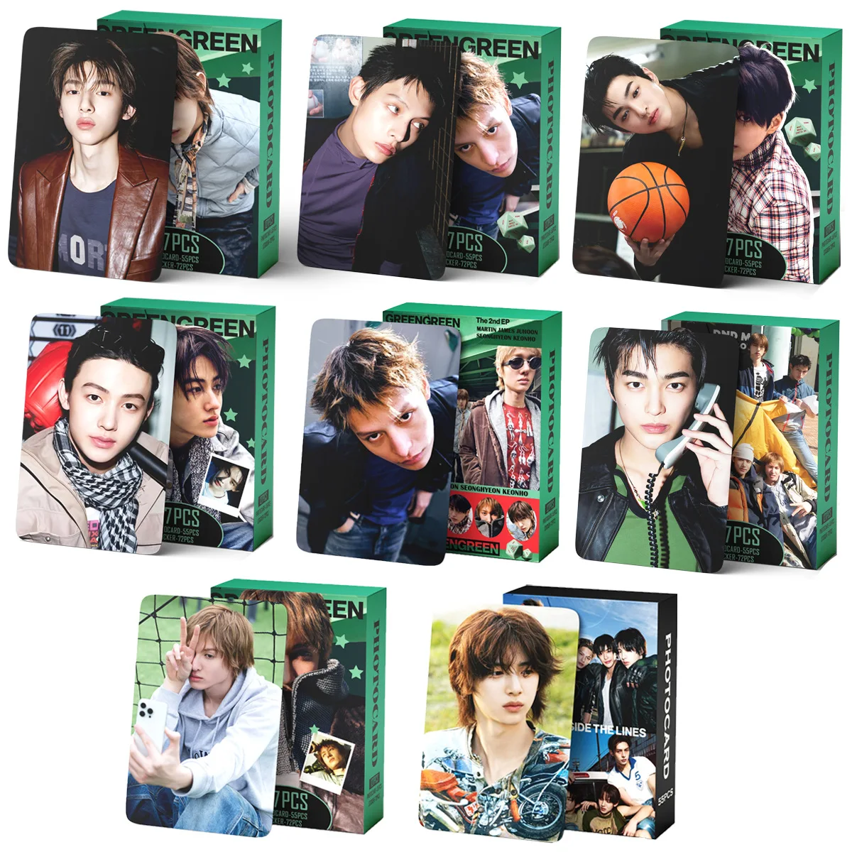 127pcs CORTIS GREENGREEN REDRED Photocards Stickers MARTIN JUHOON Kpop Merch Lomo Cards Set
127pcs CORTIS GREENGREEN REDRED Photocards Stickers MARTIN JUHOON Kpop Merch Lomo Cards Set